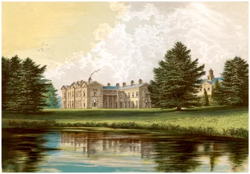 Compton Verney, Warwickshire, casa de Lord Willoughby de Broke, c1880