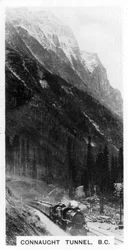 Túnel de Connaught, Colúmbia Britânica, Canadá, c1920s