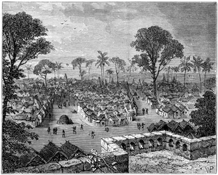 Coomassie, Guerra de Ashanti, África, 1900