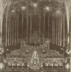 Coroação da czarina Isabel, Moscovo, abril 25, 1742.