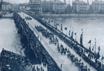 Coroação do rei Jorge V e da rainha Maria, Londres, 1911.
