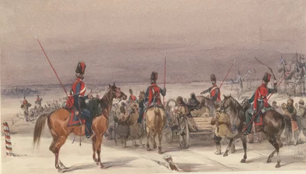 Cossacos convocando deportados, 1831