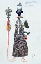 Figurino para Sarastro, 1913