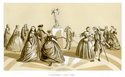 Trajes, 1720-1740, 1885