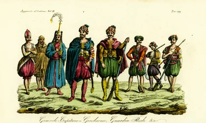 Fantasias de soldados berberes, Tunes