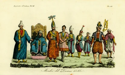 Fantasias dos funcionários berberes da Tunísia