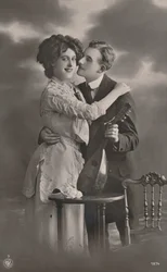 Casal com bandolim, c1910