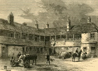 Pátio da Rosa e da Coroa, 1820, c1876.
