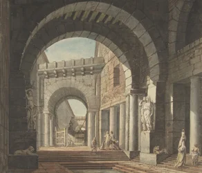 Pátio, século XVIII.