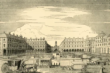 Mercado do jardim de Covent, olhando para o leste, 1881.