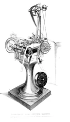 Máquina de configuração de cartões Crabtrees, 1866
