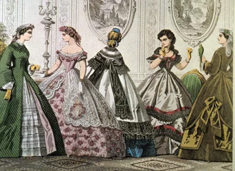 Crinolinas de 1850.