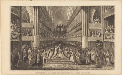 Coroação da Rainha Vitória, 28 de junho de 1838 [metade direita], século XIX