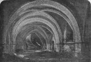 Cripta da igreja de St Johns, Clerkenwell, Londres 1878 1906