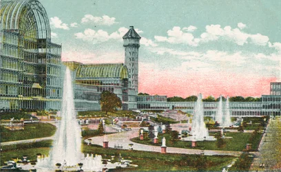 Palácio de cristal, sydenham, c1910