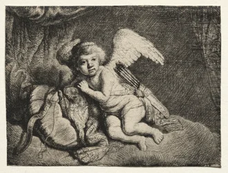 Cupido em repouso, 1600s.
