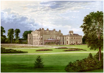 Dalton Hall, perto de Beverley, Yorkshire, casa de Lord Hotham, c1880