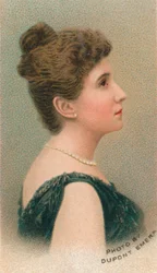 Dame Nellie Melba 1861-1931, soprano de ópera australiana, 1911