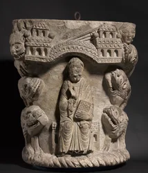 Daniel no Lions Den, c. 1125-1150.