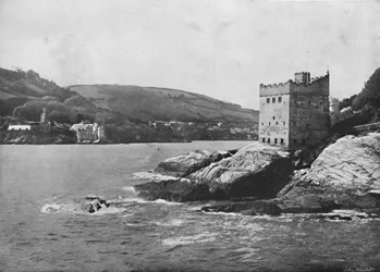 Dartmouth - castelos de Dartmouth e Kingswear, 1895