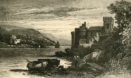 Castelo de Dartmouth, 1898.