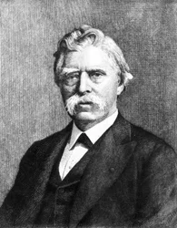 David Edward Hughes, electricista e inventor inglês, c 1880s