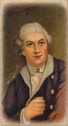 David Garrick 1717-1779, ator inglês, dramaturgo, gerente e produtor de teatro, 1912