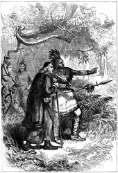 De Lamberville expulso pelos Onondagas, final do século XVII ou início do século XVIII c1880