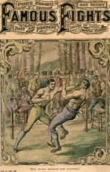 Surdo Burke derrota Tom OConnell, 1837 final do século XIX ou início do século XX