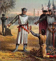 Morte dos cais Gaveston, 1312, c1850