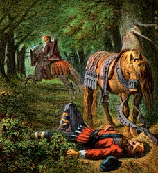 Morte de Guilherme II, 1100, c1850