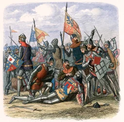 Morte de Henry Percy Harry Hotspur na Batalha de Shrewsbury, 21 de julho de 1403, cerca de 1860