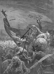 Morte do rei Harold na batalha de Hastings, 1066 1905