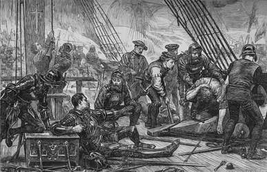 Morte de sir Andrew Barton, agosto de 1511, c1880