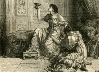Morte de Sophonisba, 1890.