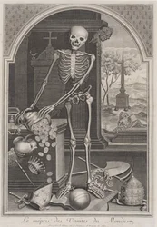Morte com vaidades mundanas, 17001720.