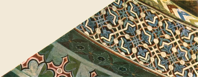 Decoração na Basílica de São Francisco, Assis, Itália, 1928.