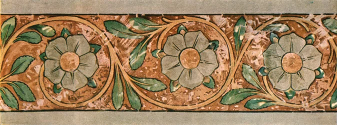 Decoração no claustro da igreja escolar em Aschaffenburg, Baviera, Alemanha, 1928.