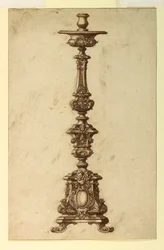 Design para uma vela de prata
