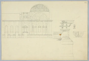 Projeto para o interior de um edifício abobadado