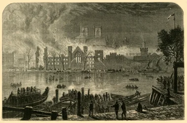 Destruição das Casas Antigas do Parlamento, 16 de outubro de 1834, 1881.