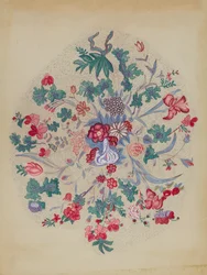 Detalhe da Colcha Aplicada, 19351942.