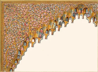 Detalhe de um arco. Corte do viveiro de peixes, 1907.