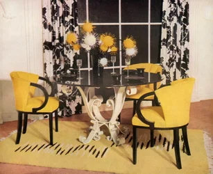 Grupo da sala de jantar de Hayes Marshall para Fortnum & Mason Ltd., Londres, 1937