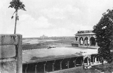 Diwan-I-Khas, Forte, Agra, século XX