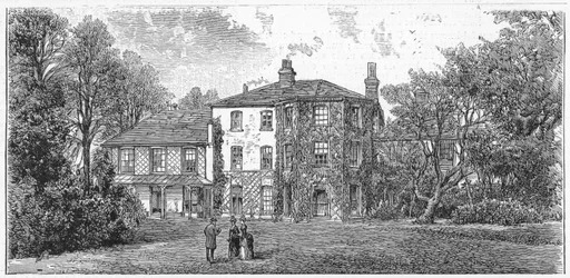 Down House, perto de Beckenham, Kent, 1887