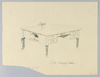 Desenho, Desenho para Tabela de Biblioteca com Indicação de Variação de Nicho Lateral e de Perna