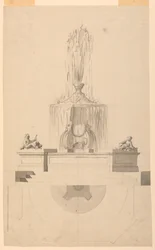 Desenho, Fonte, 1775