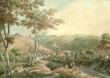 Castelo de Drusllwyn, Caermarthenshire, c1900.