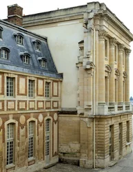 Dufour House visto do sul, Chateau de Versailles, França